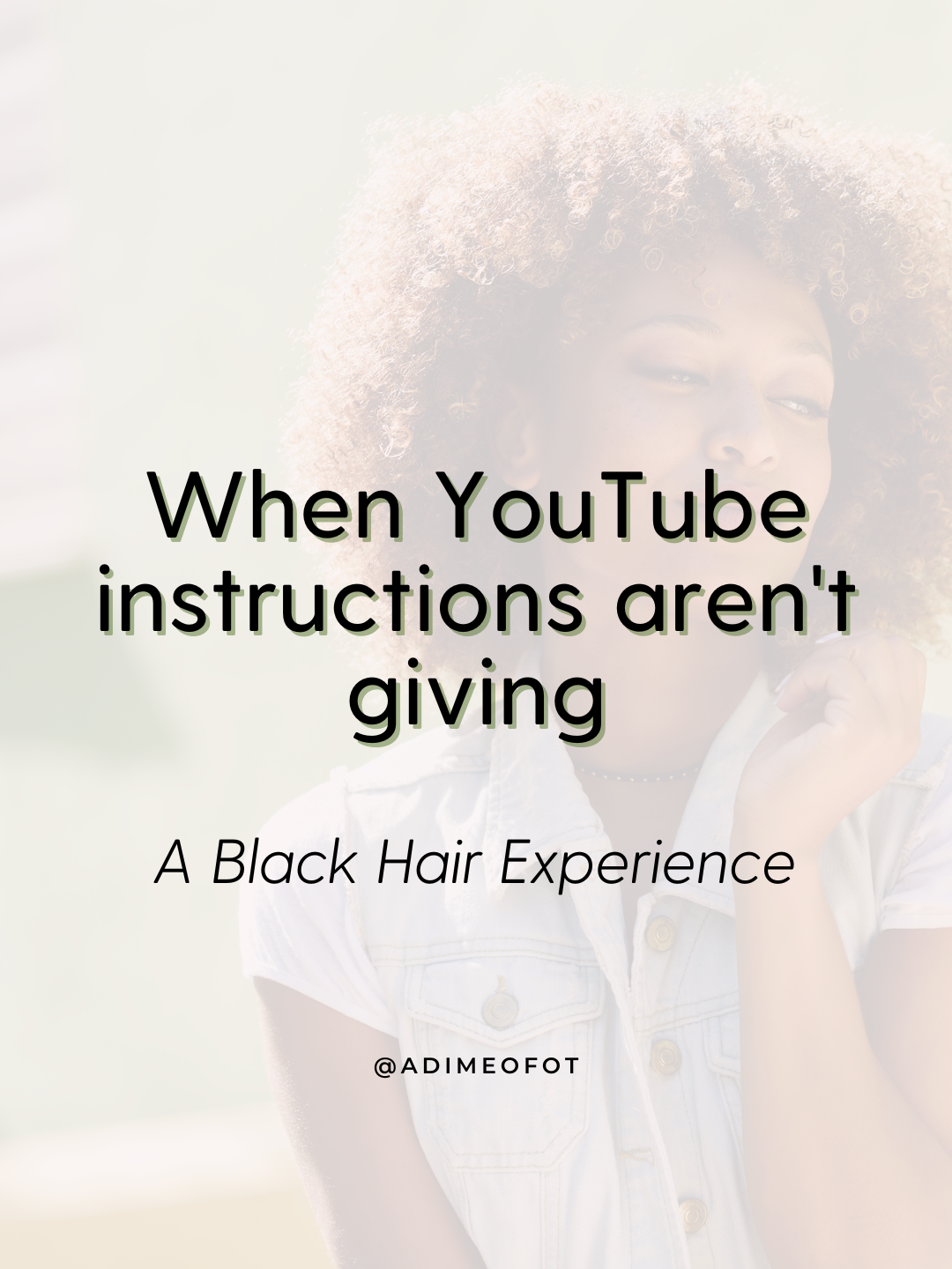 black hair experience
